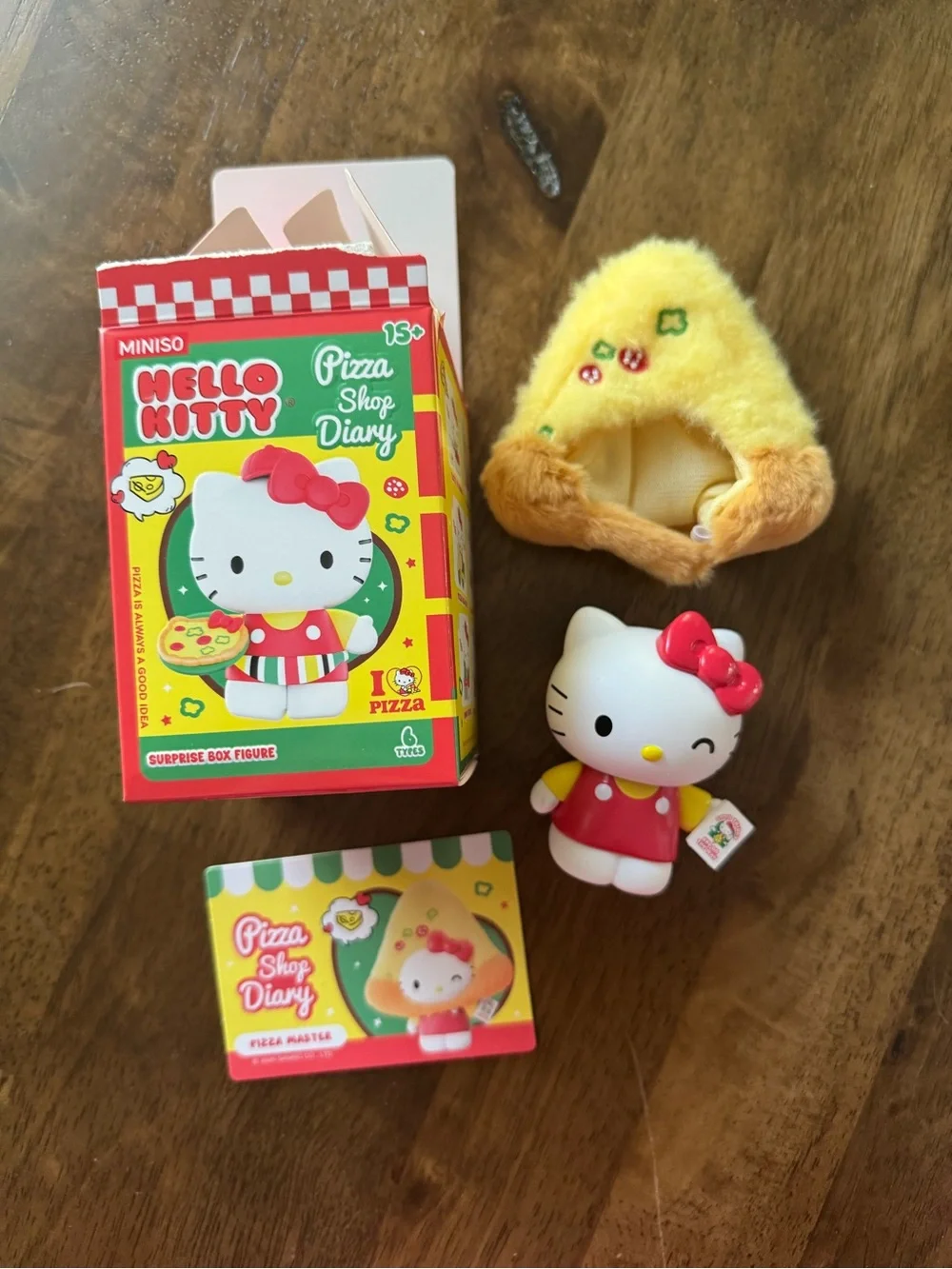 Hello Kitty Sanrio 13 Item Lot - Figures, Puzzle, Key Chain, Squish Toys, Blinds